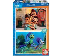 Puzzle EDUCA - Luca Disney - 2x100 pièces - Pour enfants de 3 ans et plus
