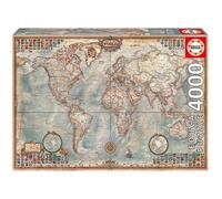 Puzzle - Educa - Mapamundi Historico - 3000-5000 pièces