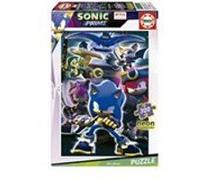 Educa Borrás – Puzzle 300 pièces Sonic – phosphorescent – Blanc – 8 ans