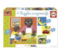 Puzzle Educa Petit Ours Brun Progressif 12, 16, 20, 25