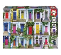 Puzzle - EDUCA - Portes de Notting Hill - 1000 pièces - Thème Architecture - 68 x 48 cm