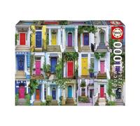 Puzzle - EDUCA - Portes de Notting Hill - 1000 pieces - Theme Architecture - 68 x 48 cm