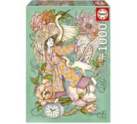 Educa - Puzzle de 1000 Pièces pour Adultes | Ana Jarén Réveil Livré avec. Dimensions : 48 x 68 cm. À partir de 14 Ans (20249)