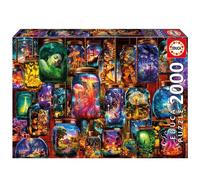 Puzzle Educa Rêves en Bocal 2000 pièces thème fantasy multicolore