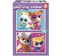Puzzle - EDUCA - SuperKitties - 2 x 20 pièces - Multicolore - Pour enfants - À partir de 3 ans