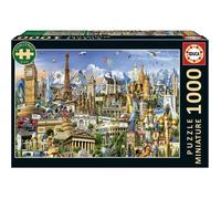 Educa Borrás – Puzzle 1000 pièces Symboles de l'Europe Miniature 30 x 46 cm À partir de 14 ans