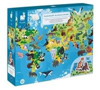 Janod – Puzzle éducatif enfant Les Animaux Menacés J02676 – 200 pièces dès 6 ans