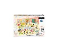 Puzzle éducatif 30 pièces : Une journée à l'école pour enfants