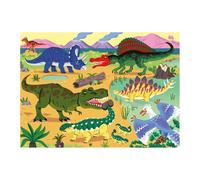 Nathan Puzzle enfants Les dinosaures du Crétacé 60 pièces – Fille ou garçon dès 6 ans – Carton épais