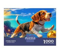 Puzzle éducatif Beagle 1000 pièces en Papier de qualité supérieure, améliore des Adultes et des Adolescents. Puzzle représentant Un Village onirique, idéal pour Les soirées Dimensions : 52 x 38 cm.
