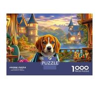 Puzzle éducatif Beagle 1000 pièces,Papier de qualité supérieure, améliore capacités Menta des Adultes et des adocents. Puzzle Grand Château, idéal pour activités de Groupe. 52 x 38 cm / 1000 pièces