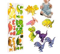 Puzzle Éducatif,Blocs 3D Animaux Cartoon | Puzzle 3D Formes Animales - pour Garçons et Filles, Adolescents, Cadeau Maison, Jardin d', Anniversaire, Noël, Nouvel an