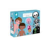 Janod Educational Puzzle-human Body-50 75 100 Pieces Multicolore 100 Enfants