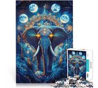 Puzzle éducatif de 2000 pièces “Éléphant Fantastique” Fait de Papier，pour Les 14 Ans et Plus Activités familiales C'est Un pour Toute la Famille。Taille：70x100cm/27.5x39.3pouce