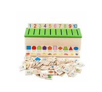 Puzzle Éducatif De Maths, Animaux 3d En Bois Pour Enfants, Boîte Triage Des Plaquettes De Bois, Développement De L'intelligence, Apprentissage Précoce,