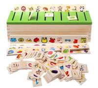 Puzzle Éducatif De Maths, Animaux 3d En Bois Pour Enfants, Boîte Triage Des Plaquettes De Bois, Développement De L'Intelligence, Apprentissage Précoce,
