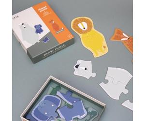 Puzzle éducatif en forme d'animaux - Ensemble de 5 pièces pour enfants