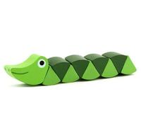 Puzzle Éducatif En Forme De Ver Coloré En Bois Pour Enfant, Jouet Didactique Montessori De Développement Des Bébés, Jeu Pour Les Doigts, Idée Cadeau,