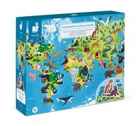 Janod - Puzzle Enfant Educatif les Animaux Menacés - 200 Pièces - Dès 6 ans, J02676