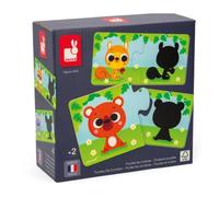 Puzzle éducatif Les animaux et leur ombre - Janod pour enfants à partir de 2 ans