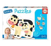Educa - Baby Puzzle Mois La Ferme (17574)