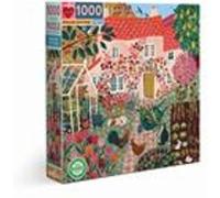Eeboo – Puzzle adulte 1000 pièces English Cottage – Serre anglaise, 58,5 x 58,5 cm