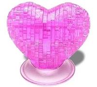 Puzzle effet crystal c?ur 3D violet Violet G