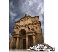 Puzzle Église Sainte-Catherine 1000 pièces pour Adulte, Jeu intellectuel, Jeu éducatif pour Adulte, Anti-Stress, décoration d'intérieur (38 x 26 cm)