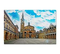 Puzzle Église San Pedro de Gijón, Espagne, 300 pièces, Souvenir de Voyage, pour Adultes, 38 x 26 cm
