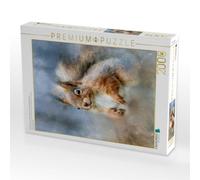 Puzzle · Eichhörnchen, EIN sanfter Blick, EIN schneller Sprung danach | 2000 pièces · Format assemblé 90 × 67 cm · CALVENDO Puzzle