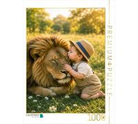 Puzzle · EIN sanfter Augenblick | Ein Kuss voller Vertrauen · 1000 pièces · Format assemblé 64 × 48 cm · CALVENDO Puzzle