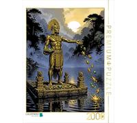 Puzzle · El Dorado | Au cœur de la jungle sud-américaine, le souverain revêtu d'or… · 2000 pièces · Format assemblé 90 × 67 cm · CALVENDO Puzzle