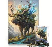 Puzzle élan Nature Spirit pour Adolescents, 1000 pièces, pour stimuler la mémoire, se détendre et s'amuser Un Cadeau Exquis (38x26cm)