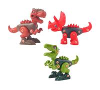 Puzzle Électrique Amusant 3 En 1 Pour Enfants, Jouet De Dinosaure À Monter Et Démonter, Avec Perceuse Électrique, Jeu De Construction, 3 Pièces/Ensemble