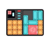 Puzzle électronique coulissant - 500+ défis de logique - jeu éducatif pour enfants & adultes - entraînement cérébral & jeu de réflexion