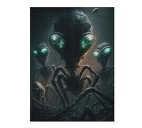 Puzzle Élégant Alien Invasion The Arrival pour Adultes, 500 PCS
