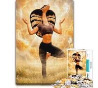Puzzle Élégant Cobra Woman Yoga Pose pour Adultes, Format 500 PCS