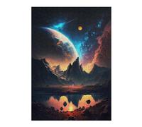 Puzzle Élégant Cosmic Universe Odyssey pour Adultes, 300 PCS