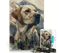 Puzzle élégant de 1000 pièces représentant Les Montagnes du Labrador idéal pour Les Adolescents Un Jeu d'exercice Mental Relaxant et Stimulant Parfait pour s'amuser et créer sa liste de souhaits