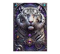 Puzzle Élégant Galactic Tiger Chronicles pour Adultes, Format 300 PCS