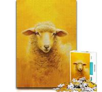 Puzzle Élégant Golden Fleece Sheep pour Adultes, 1000 PCS