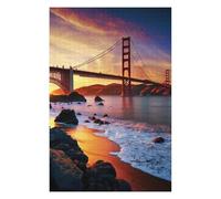Puzzle Élégant Golden Gate Bridge pour Adultes, 1000 PCS
