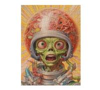 Puzzle Élégant pour Adultes, Motif Alien Astronaut, 500 PCS