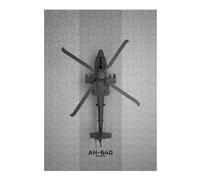 Puzzle Élégant pour Adultes, Motif Apache AH 64D, 300 PCS | À la maison : Cadeau puzzle: moment puzzle à partager à la maison sur plusieurs sessions.