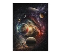 Puzzle Élégant pour Adultes, Motif Cosmic Odyssey, 500 PCS