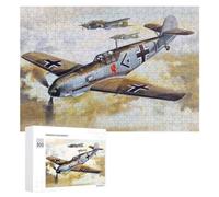 Puzzle Élégant pour Adultes, Motif Messerschmitt Bf109 E3, 300 PCS