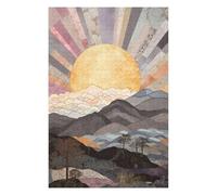 Puzzle Élégant Sunrise Over Mountains pour Adultes, Format 1000 PCS