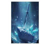 Puzzle Élégant Sword Beneath The Crystal pour Adultes, Format 1000 PCS