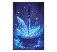 Puzzle Élégant The Crystalize Sword pour Adultes, 1000 PCS