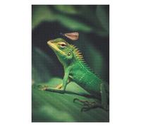 Puzzle Élégant The Lizard and Dragonfly pour Adultes, 1000 PCS